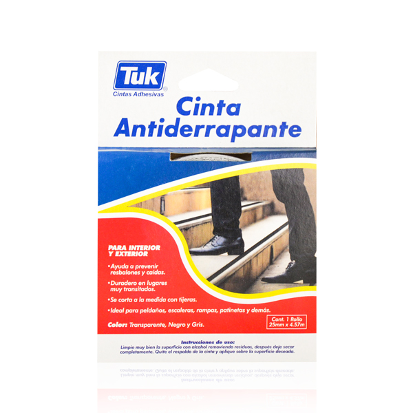 Cinta Antiderrapante 1" Tuk Gris 770 4.57 m - 2