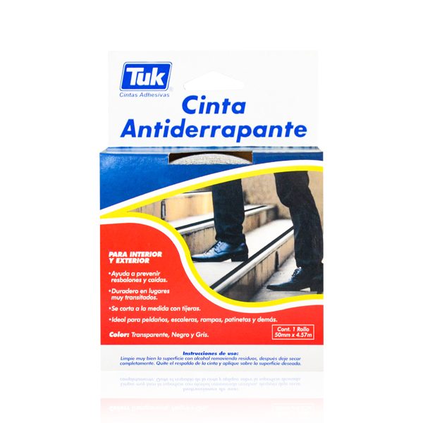 Cinta Antiderrapante 2" Tuk Gris 770 4.57 m - 2