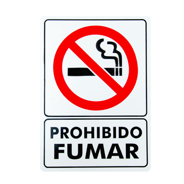 Señalamiento Estireno Prohibido Fumar Extinpar ... S00200-01 25 x 35 cm - 0