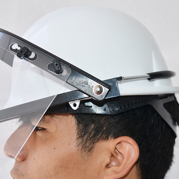 Adaptador para Protector Facial ABS para Casco Jyrsa Negro WW-1118 … - 3