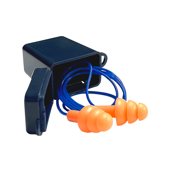 Tapón Auditivo Reutilizable con Cordón SNR 35 dB NRR 27 dB MRS (Par) Naranja SQ1004 … - 1