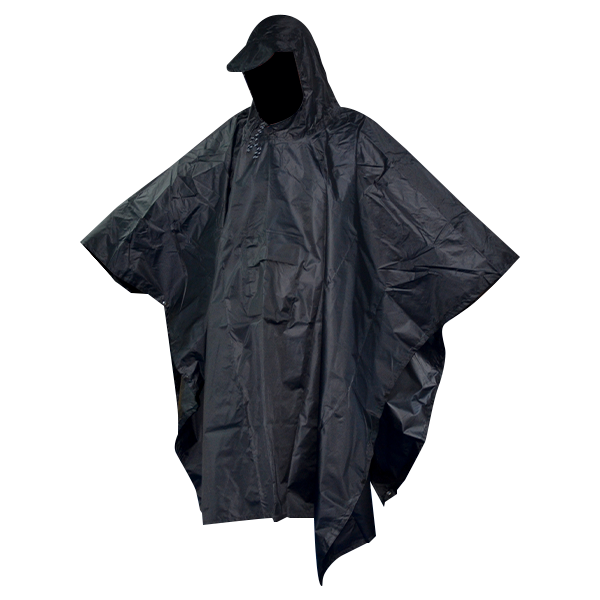 IMPERMEABLE POLIÉSTER/POLIURETANO CAPAMANGA LAMIRA NEGRO LS-4481 UNITALLA