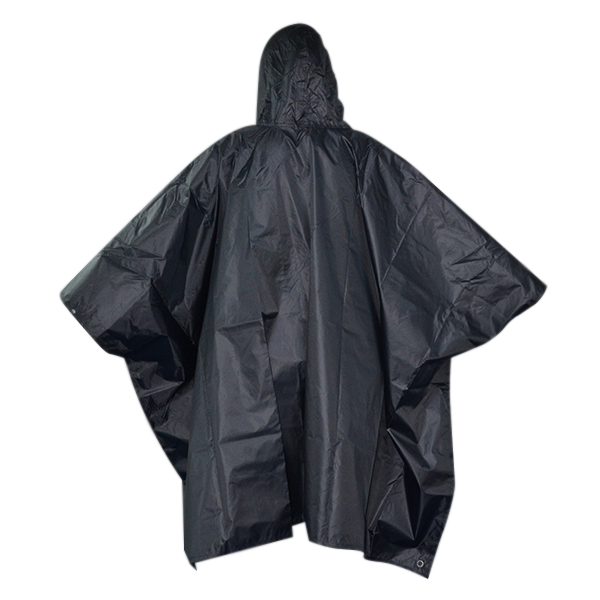 Impermeable Poliéster/Poliuretano Capamanga LAMIRA Negro LS-4481 Unitalla - 1