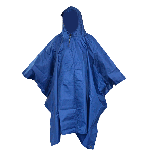 IMPERMEABLE POLIÉSTER/POLIURETANO CAPAMANGA LAMIRA AZUL MARINO LS-4481 UNITALLA