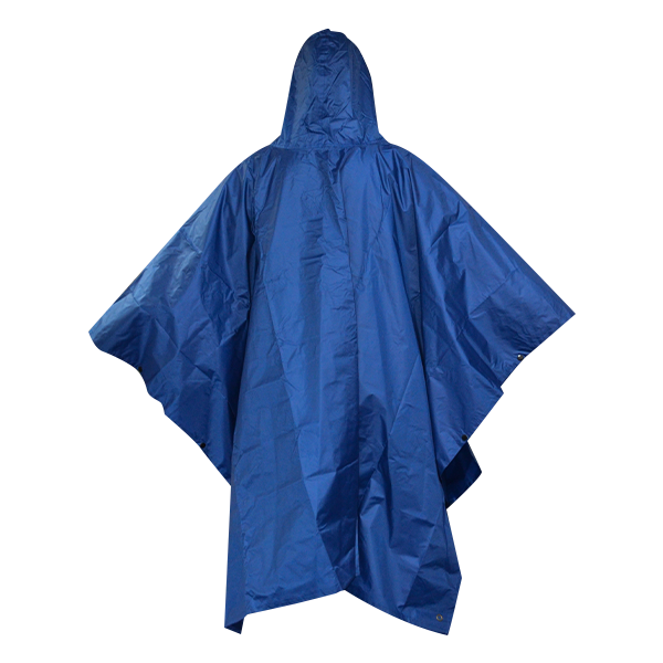 Impermeable Poliéster/Poliuretano Capamanga LAMIRA Azul Marino LS-4481 Unitalla - 1