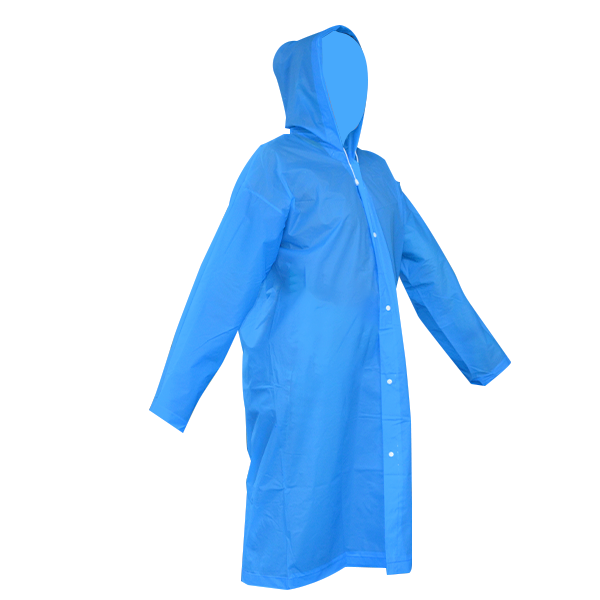 Impermeable EVA201 Gabardina Larga LAMIRA Azul LS-4479 Unitalla - 1