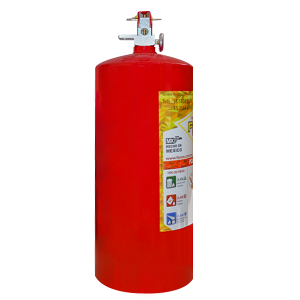 Extintor Cilindro de Lámina de PQS Rojo … 9 kg - 1