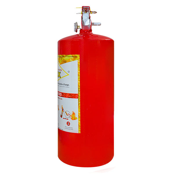 Extintor Cilindro de Lámina de PQS Rojo … 9 kg - 2