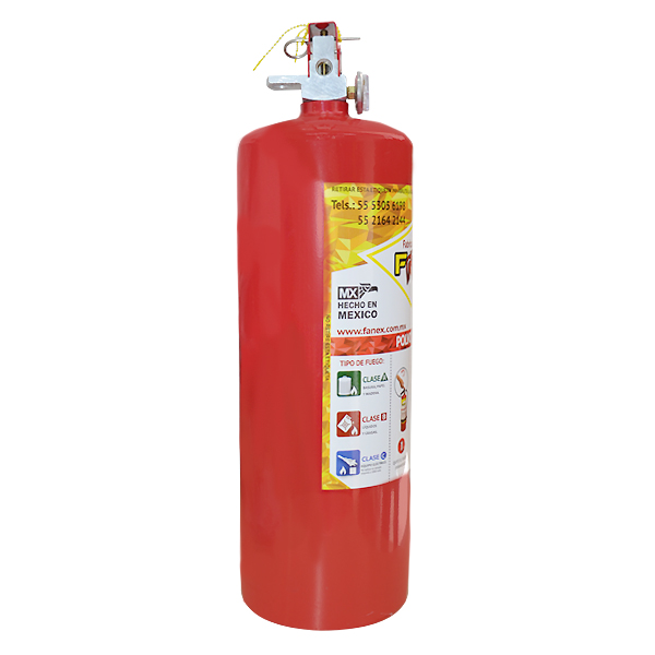 Extintor Cilindro de Lámina de PQS Rojo … 6 kg - 1