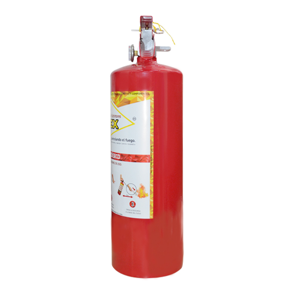 Extintor Cilindro de Lámina de PQS Rojo … 6 kg - 2