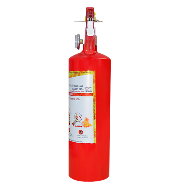 Extintor Cilindro de Lámina de PQS Rojo 2 kg - 1