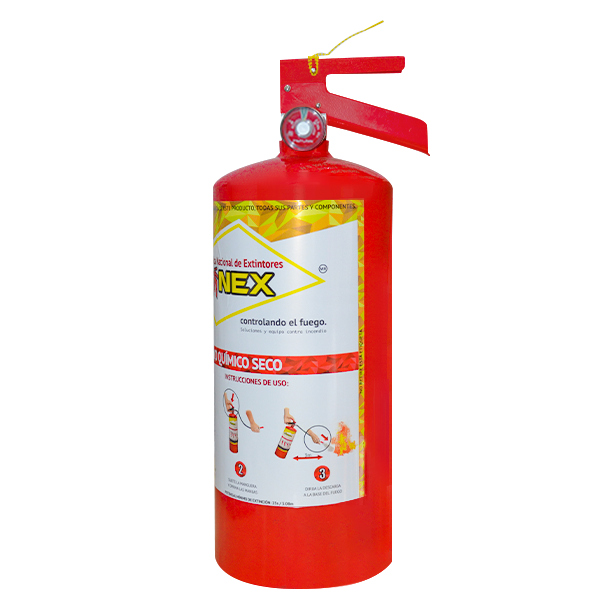 EXTINTOR CILINDRO DE LÁMINA DE PQS ROJO … 4.5 KG