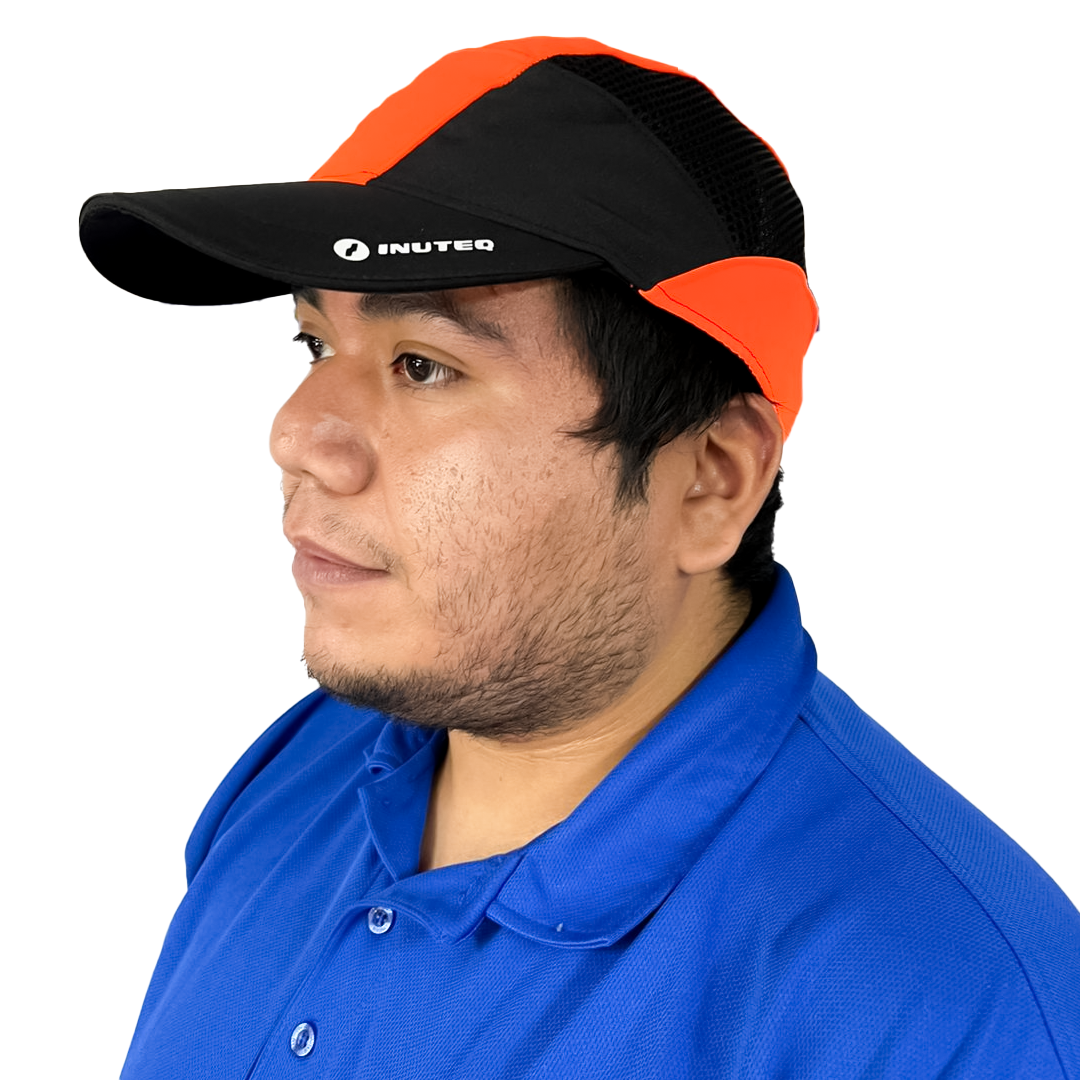 Gorra Alta Visibilidad Enfriamiento Inuteq Naranja/Negro 121101 LG/XL - 1