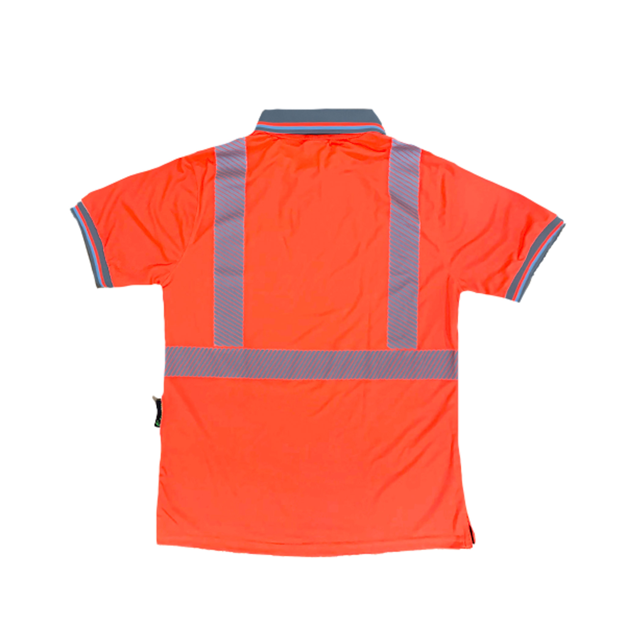 Camisa Tipo Polo con Reflejante Naranja SR-120ANCR - 1