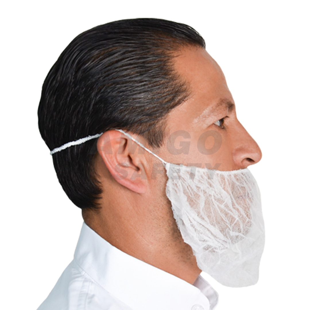 Cubrebarba Polipropileno LAMIRA (Paq. con 100 Pieza) Blanco LS-4690 19" - 0