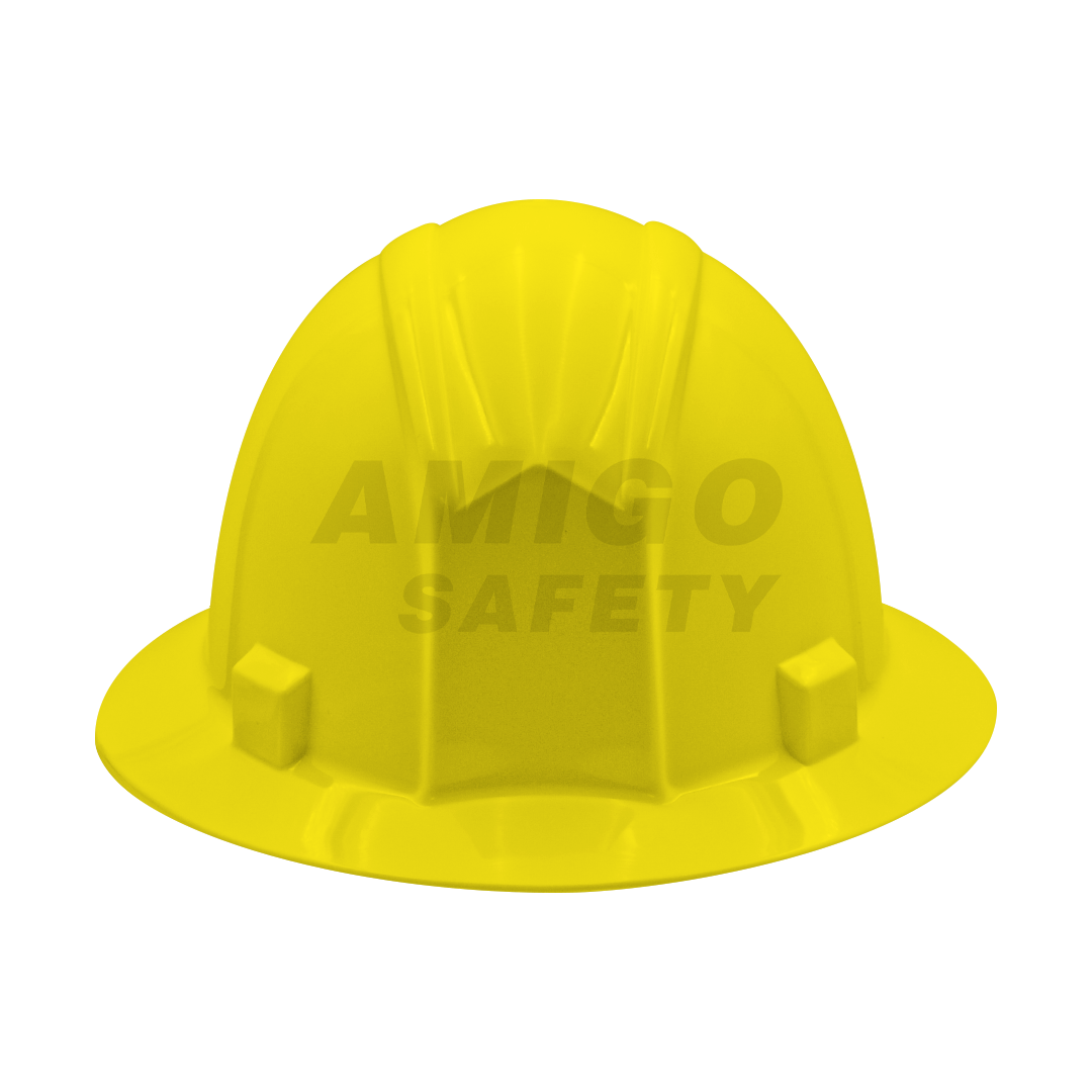 Casco Ala Ancha con Suspensión Matraca de 4 Puntos LAMIRA Amarillo AS-4460 ... - 1