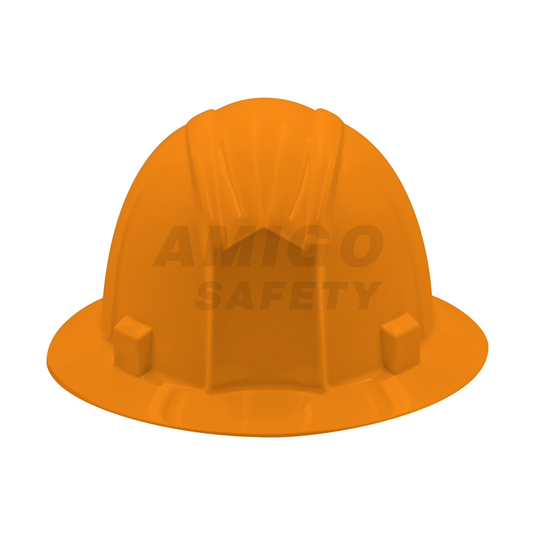 Casco Ala Ancha con Suspensión Matraca de 4 Puntos LAMIRA Naranja AS-4460 ... - 1