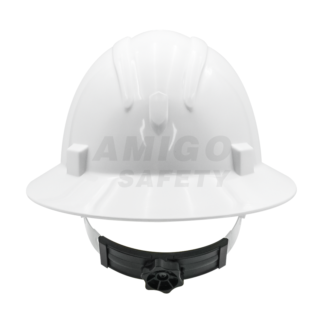 Casco Ala Ancha con Suspensión Matraca de 4 Puntos LAMIRA Blanco AS-4460 ... - 2