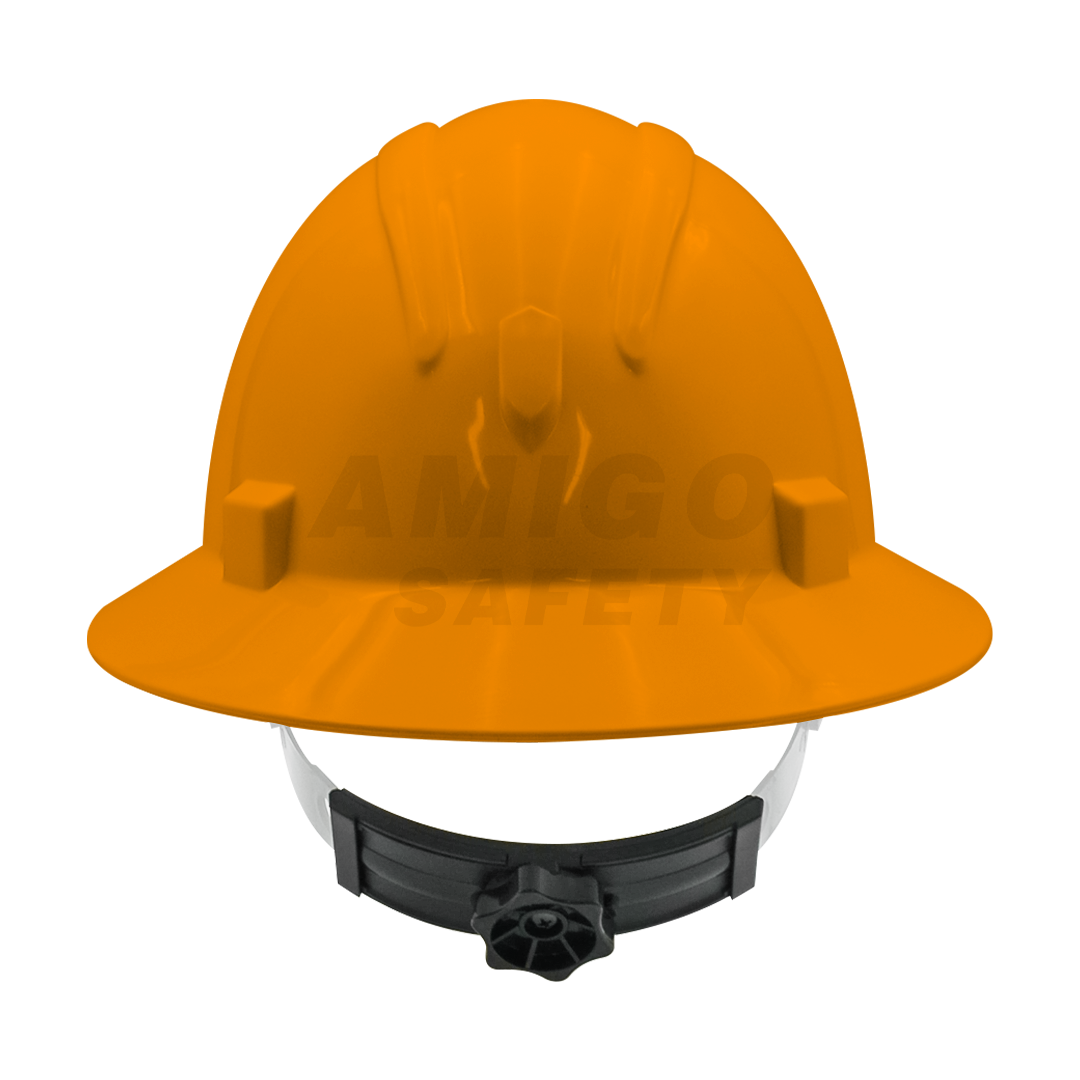Casco Ala Ancha con Suspensión Matraca de 4 Puntos LAMIRA Naranja AS-4460 ... - 2