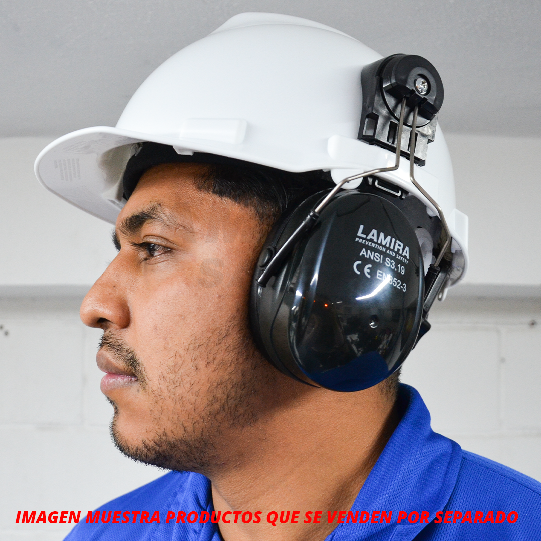 Orejera Adaptable al Casco SNR 26 dB LAMIRA Negro AS-4467 … - 3