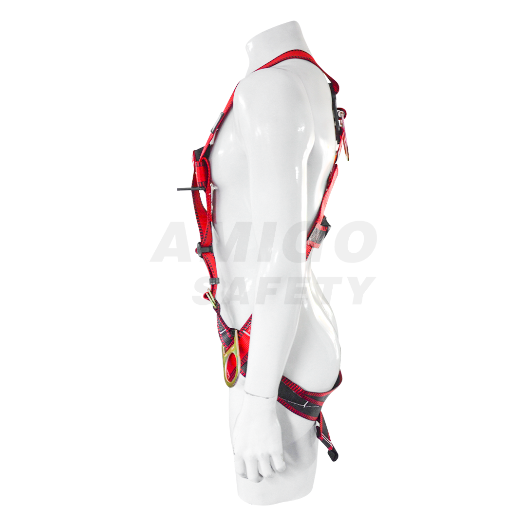 Arnés para Cuerpo Completo Estilo H con 5 Anillos D Golden Eagle Rojo PC100K-P5 - 1