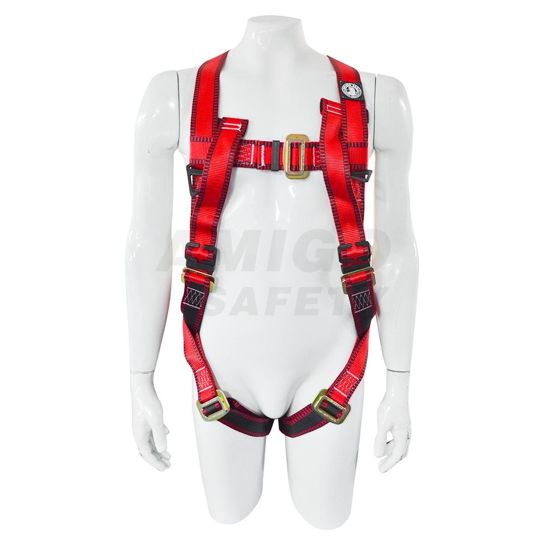 ARNÉS PARA CUERPO COMPLETO ESTILO H CON 1 ANILLO D GOLDEN EAGLE ROJO PC100K