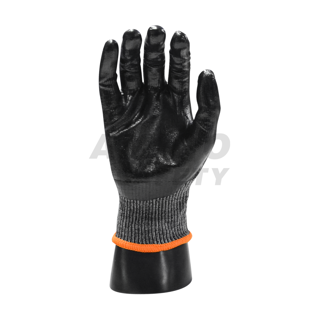 Guante Poliéster Recubierto de Nitrilo Lamira (Par) Negro/Negro LS-4600 - 2