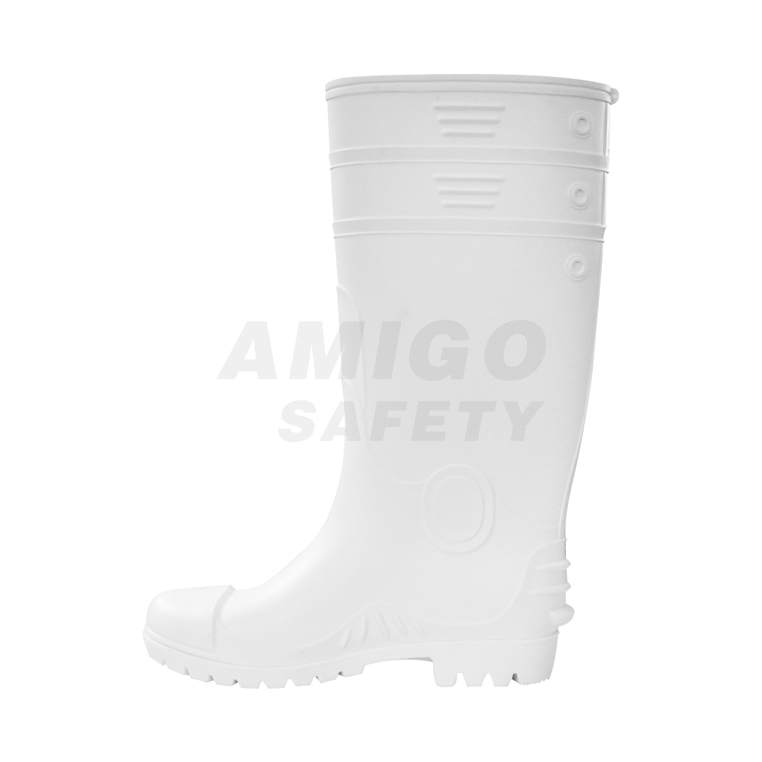 Bota de Hule sin Casco Tarzán Blanco - 1